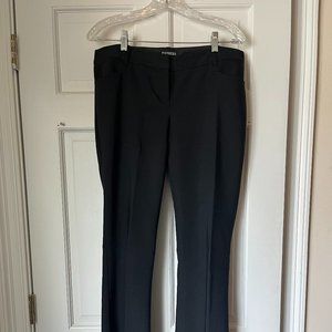 Express Columnist Mid-Rise Straight Leg - Black 8L